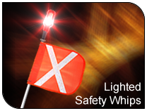 MAGNUM - Lighted Safety Whips